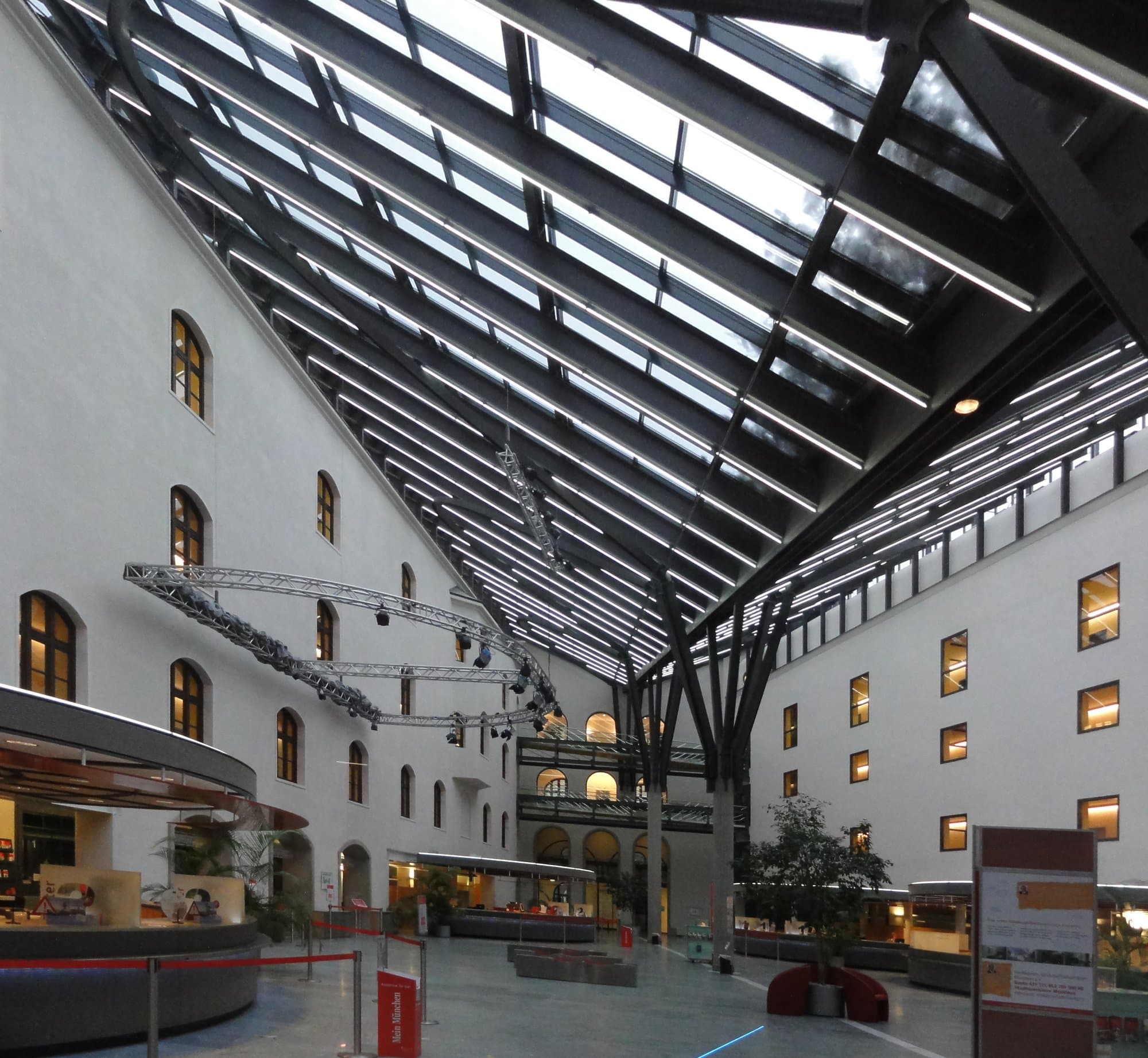 A classical banking hall — measured space for measured planning